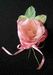 Роза из органзы